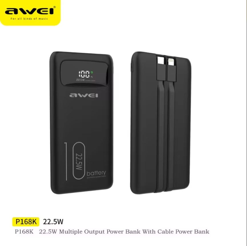 Awei P168K 10,000MAH Powerbank