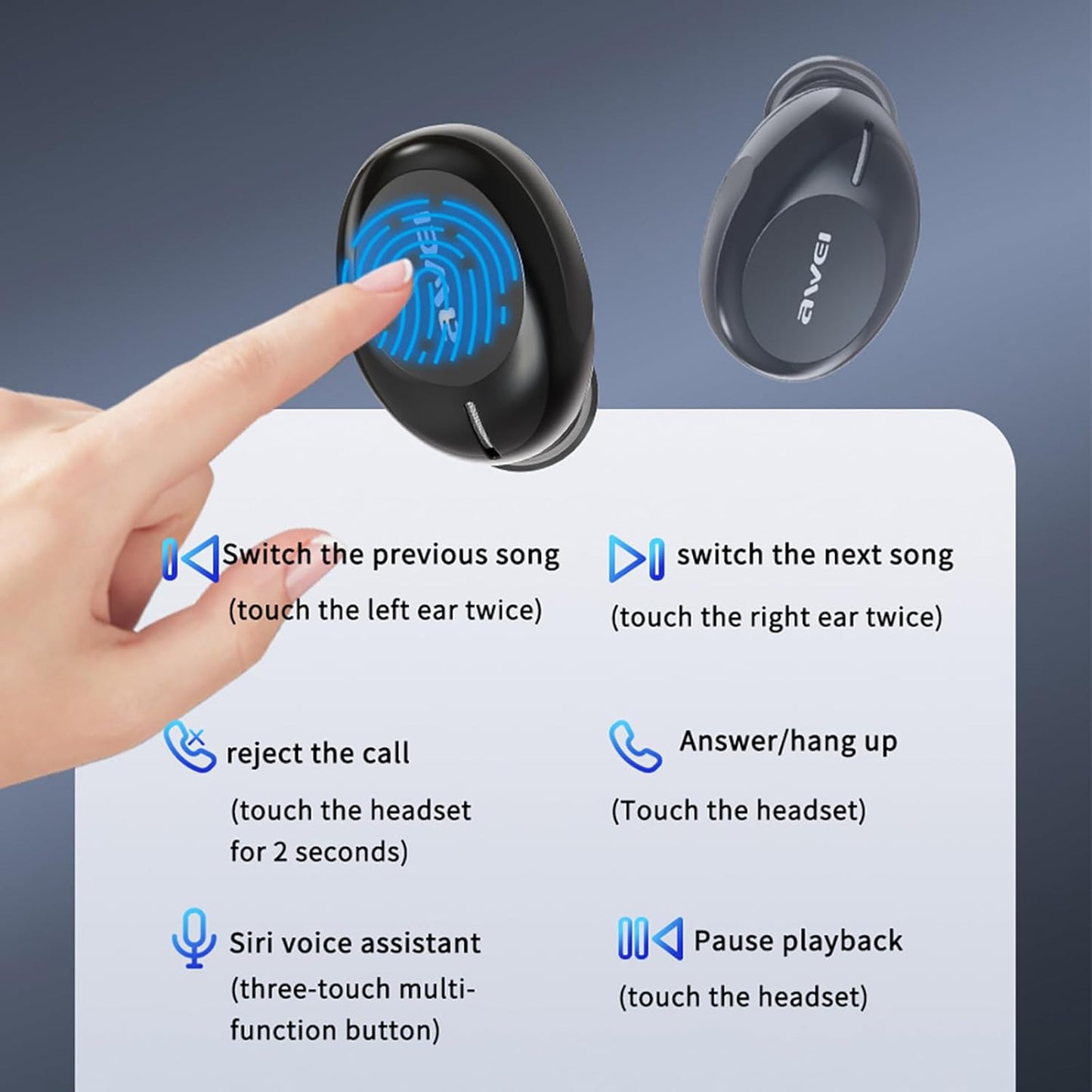 Awei T20 Wireless Earbuds