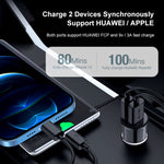 Awei C-706 20w Fast Dual Car Charger