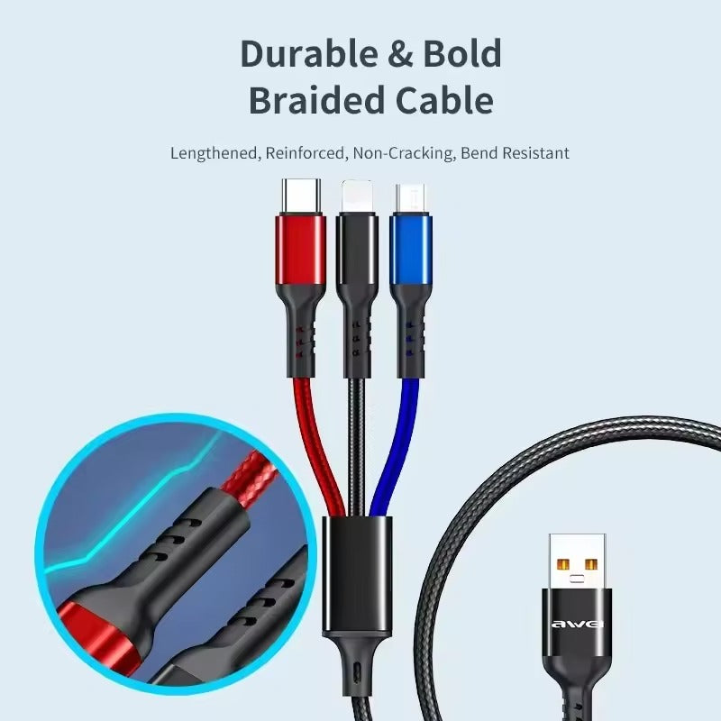 Awei CL-971 3 IN 1 Cable
